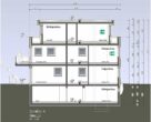 Neubau - Großzügige Etagenwohnung in ruhiger und doch zentraler Lage (1.OG links) WE 8 NEU - Schnitt